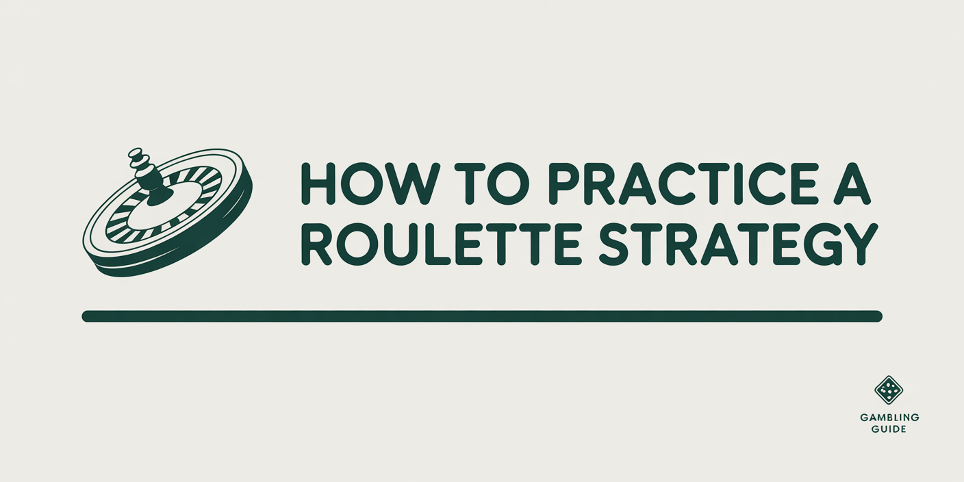 How to Practice a Roulette Strategy